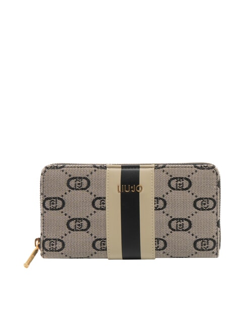 LIUJO CALIWEN XL Zip Around Wallet BLACK - Women’s Wallets