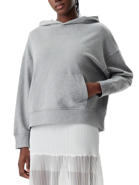 PINKO MAKAMBA Hoodie grey drizzle - Women's Sweatshirts