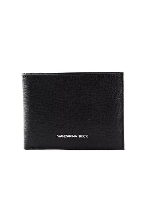 MANDARINA DUCK MELLOW URBAN 10cc Leather Wallet Black - Men’s Wallets