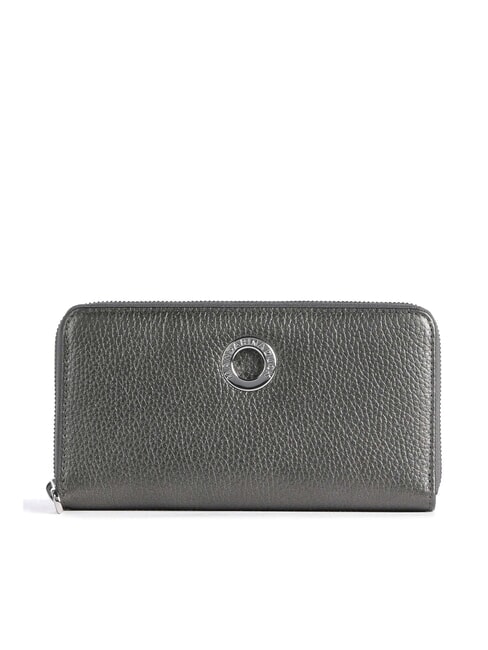 MANDARINA DUCK MELLOW LUX Zip around leather wallet graphite - Women’s Wallets