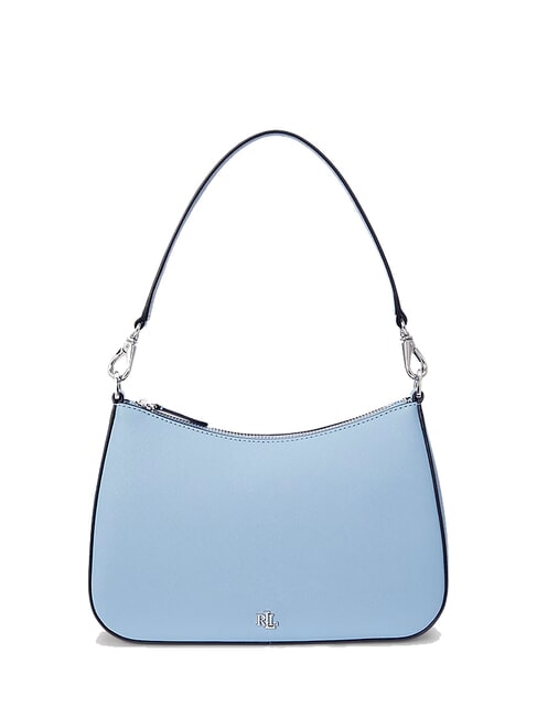 RALPH LAUREN DANNI Shoulder bag, with shoulder strap, in leather sky blue - Women’s Bags