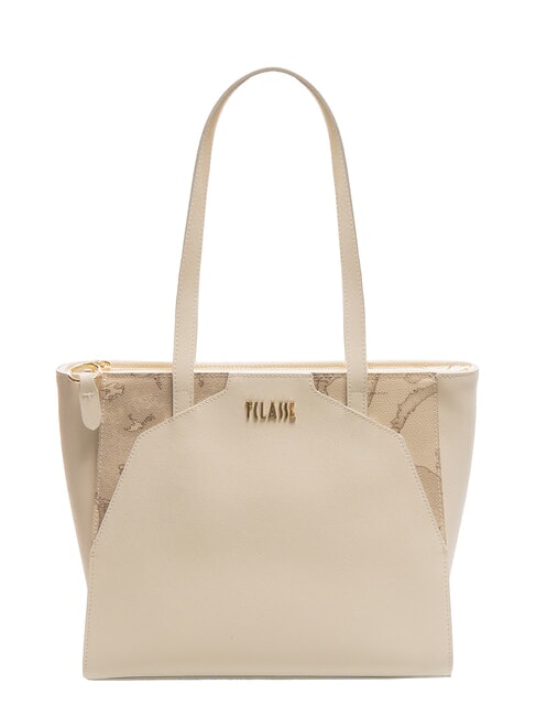 ALVIERO MARTINI PRIMA CLASSE JAVA CITY GEO SAFARI Medium shopping bag ivory - Women’s Bags