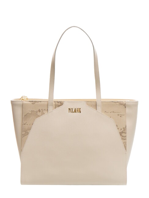 ALVIERO MARTINI PRIMA CLASSE JAVA CITY GEO SAFARI Large shopping bag ivory - Women’s Bags