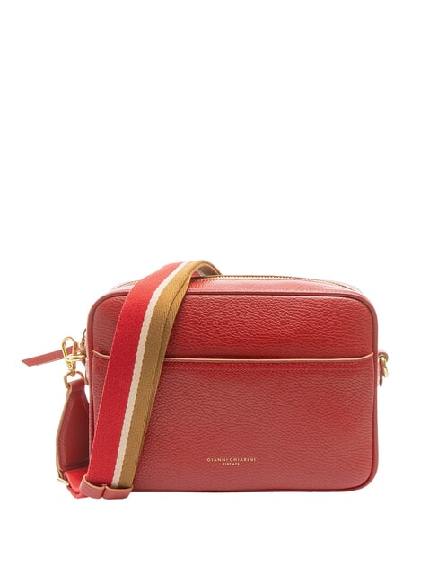 GIANNI CHIARINI NINA Leather camera case bag cherry - Women’s Bags