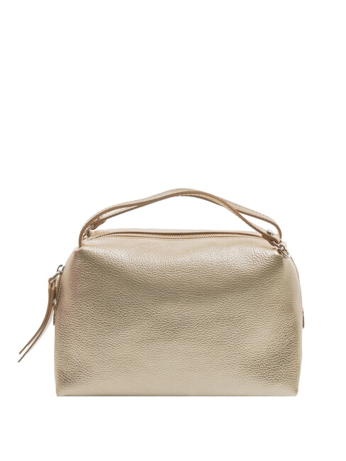 GIANNI CHIARINI ALIFA Metallic leather handbag light gold - Women’s Bags