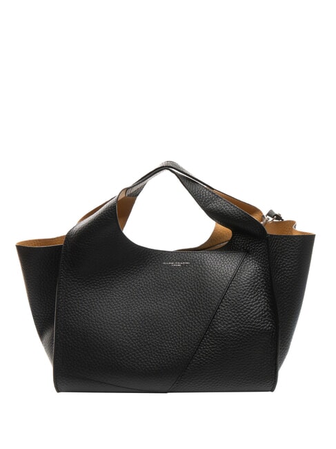 GIANNI CHIARINI EUFORIA Hammered leather shoulder bag black-nature - Women’s Bags
