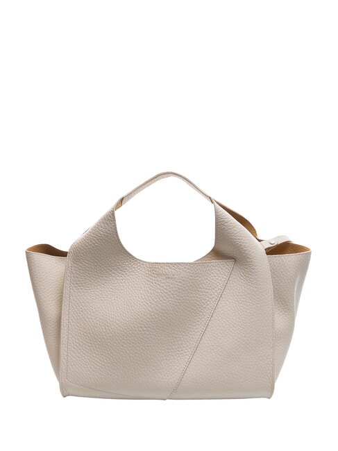 GIANNI CHIARINI EUFORIA Hammered leather shoulder bag sand-nature - Women’s Bags