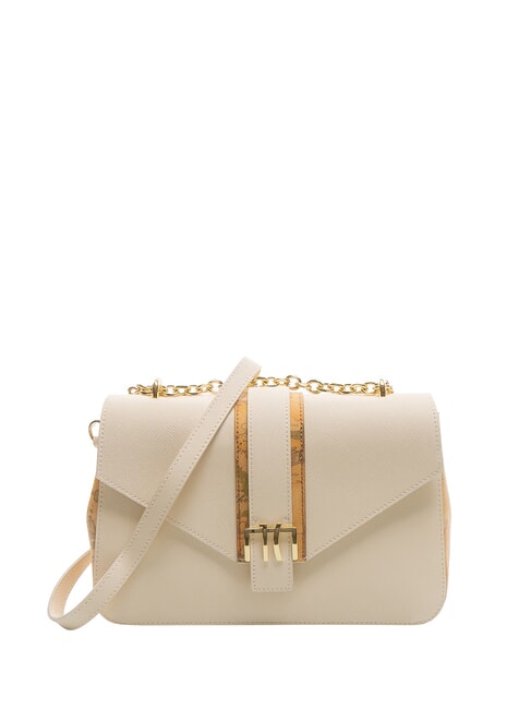 ALVIERO MARTINI PRIMA CLASSE LAGOON Shoulder bag with flap ivory - Women’s Bags
