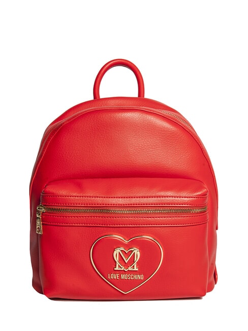 LOVE MOSCHINO GOLDEN HEART  Backpack RED - Women’s Bags