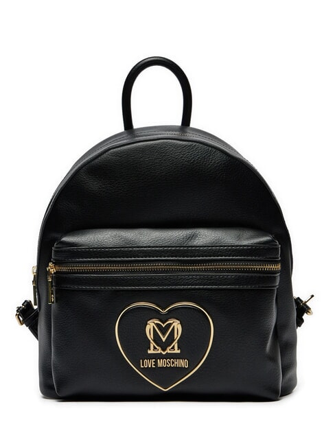 LOVE MOSCHINO GOLDEN HEART  Backpack Black - Women’s Bags