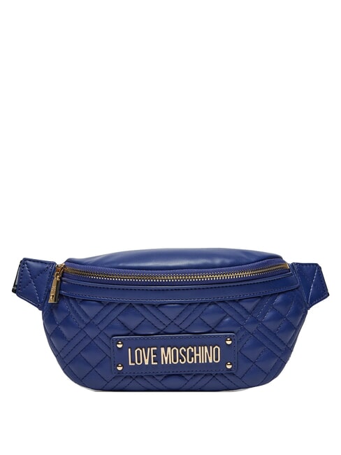 LOVE MOSCHINO QUILTED  Pouch blue - Women’s Bags