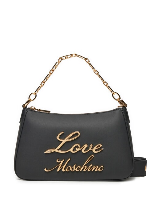 LOVE MOSCHINO LOVELY CHAIN Shoulder bag, with shoulder strap Black - Women’s Bags