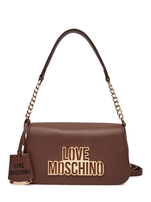 LOVE MOSCHINO METALLIC LOGO Shoulder bag with shoulder strap I'm afraid - Women’s Bags