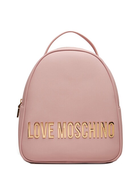 LOVE MOSCHINO GOLD LETTERING Backpack rose - Women’s Bags