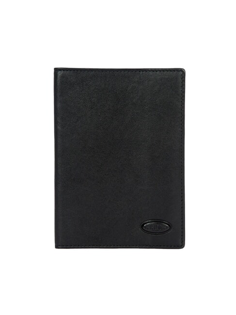 BRIC’S MONTE ROSA Leather passport holder Black - Men’s Wallets