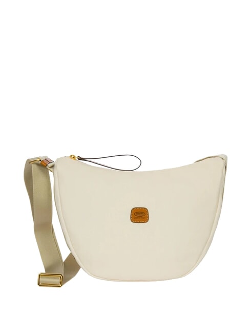 BRIC’S SORRENTO LUNA Canvas crescent bag PANNA - Women’s Bags