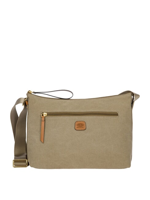 BRIC’S SORRENTO MARTA Large Canvas Shoulder Bag olive - Women’s Bags