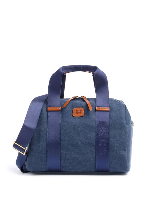 BRIC’S SORRENTO CAMILLA Canvas satchel bag with shoulder strap blue - Women’s Bags