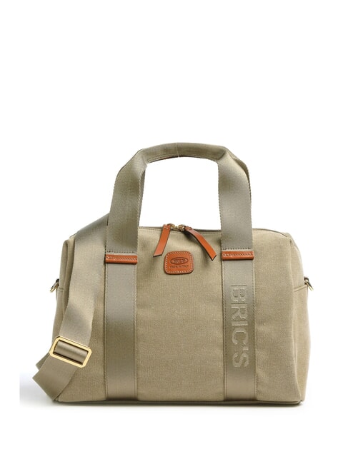 BRIC’S SORRENTO CAMILLA Canvas satchel bag with shoulder strap olive - Women’s Bags