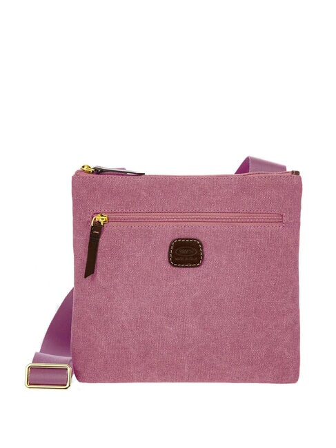 BRIC’S SORRENTO EMMA Canvas flat shoulder bag cyclamen - Women’s Bags