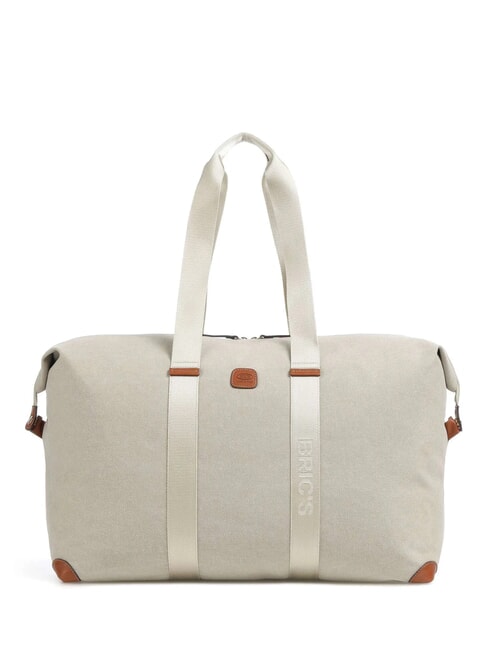 BRIC’S SORRENTO L Large canvas duffel bag BEIGE - Duffle bags
