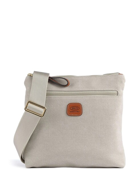 BRIC’S SORRENTO EMMA Canvas flat shoulder bag BEIGE - Women’s Bags