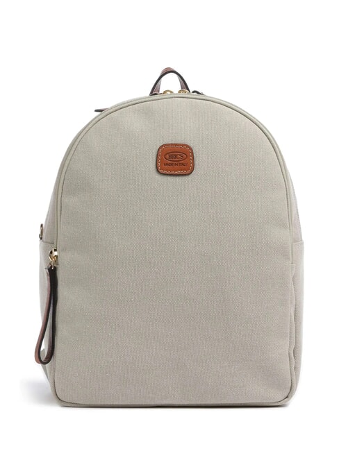 BRIC’S SORRENTO SERENA Two-compartment canvas backpack BEIGE - Women’s Bags
