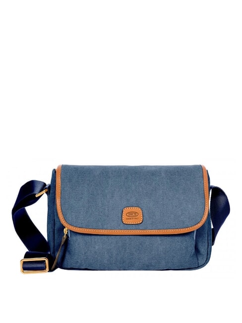 BRIC’S SORRENTO S Small canvas bag with flap Ocean - Women’s Bags