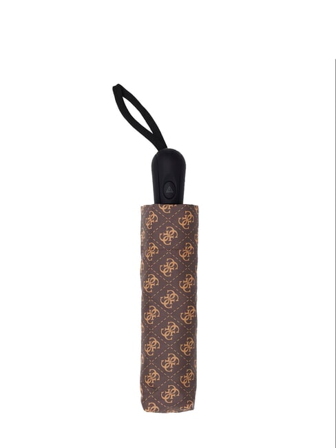 GUESS 4G Open/Close Folding Umbrella brown/ochre - Umbrellas