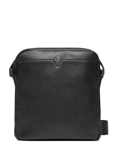 GUESS FIRENZE Leather bag BLACK - Over-the-shoulder Bags for Men
