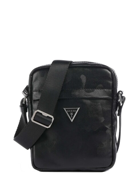 GUESS VENEZIA  Leather bag BLACK - Over-the-shoulder Bags for Men