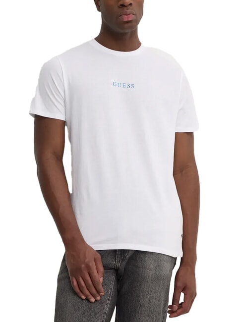 GUESS BASIC 4G logo print T-shirt purwhite - T-shirt