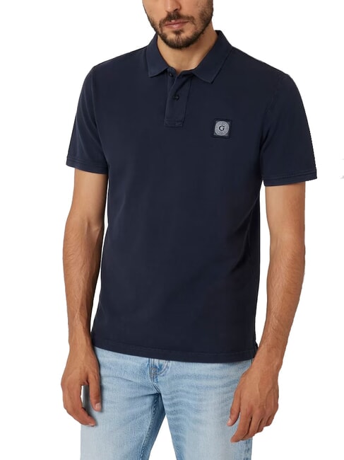 GUESS WASHED  Short-sleeved polo shirt smartblue - Polo shirt
