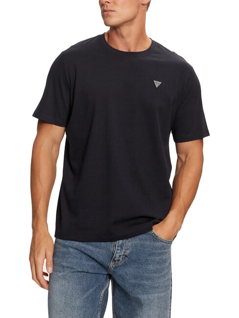 GUESS PATCH Cotton T-shirt smartblue - T-shirt