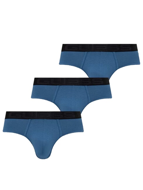 GUESS JOE Set of 3 briefs black grey blue comb - Men's briefs