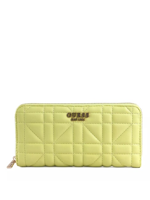 GUESS ASSIA  Zip around wallet chartreuse - Women’s Wallets