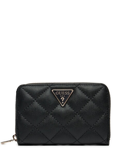 GUESS ECO CARLY  Zip Around Wallet BLACK - Women’s Wallets