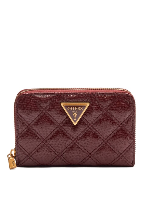GUESS GIULLY  Medium wallet Bordeaux - Women’s Wallets
