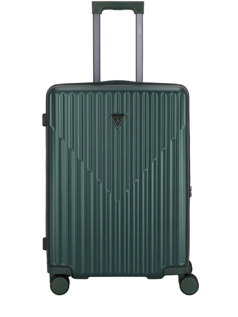 GUESS OLBIA  Medium Trolley green - Rigid Trolley Cases