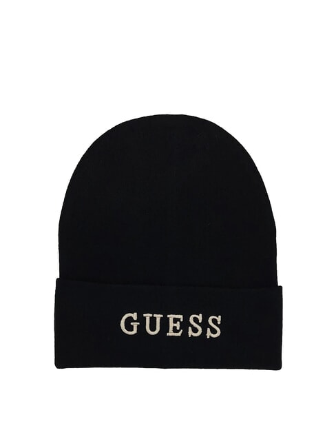 GUESS LOGO Cuffed hat BLACK - Hats