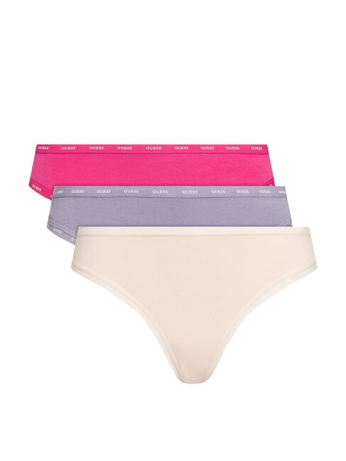 GUESS BASIC Set of 3 thongs blush violet pink co - Women's briefs