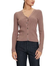GUESS KAILEY Ribbed Cardigan with Buttons - Women's Sweaters