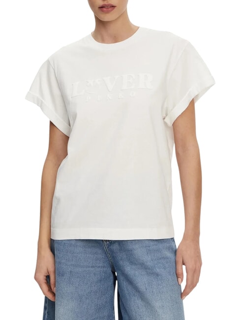 PINKO TORCETTI Printed T-shirt white-snow white - T-shirt
