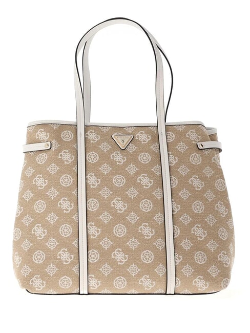GUESS BEYZA  Shoulder bag white logo - Women’s Bags