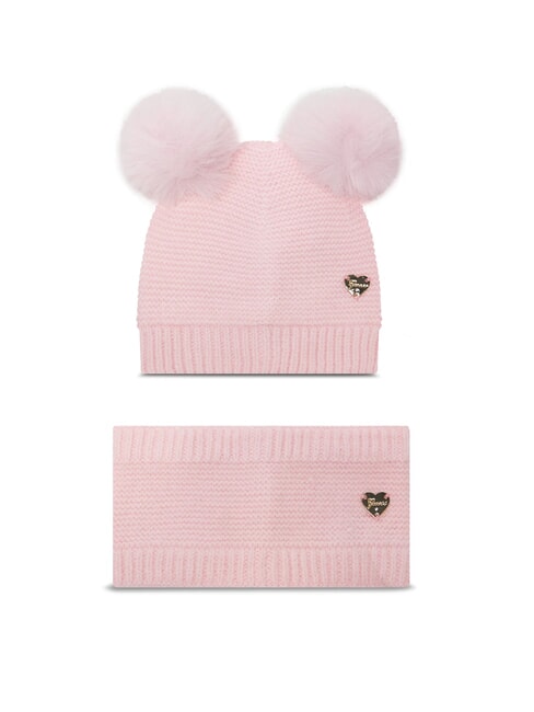 GUESS KIDS Hat and scarf set ballet pink - Baby Hat