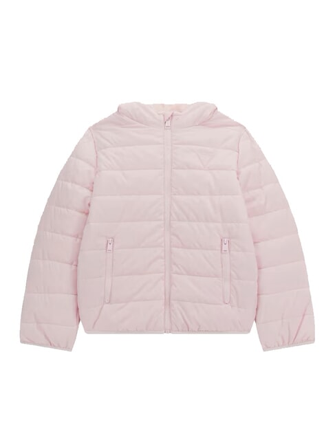 GUESS KIDS Puffer jacket with hood ballet pink - Baby Jackets