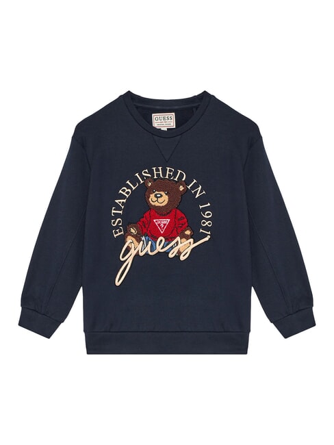 GUESS KIDS Oversized sweatshirt with embroidery smartblue - Baby Sweatshirt