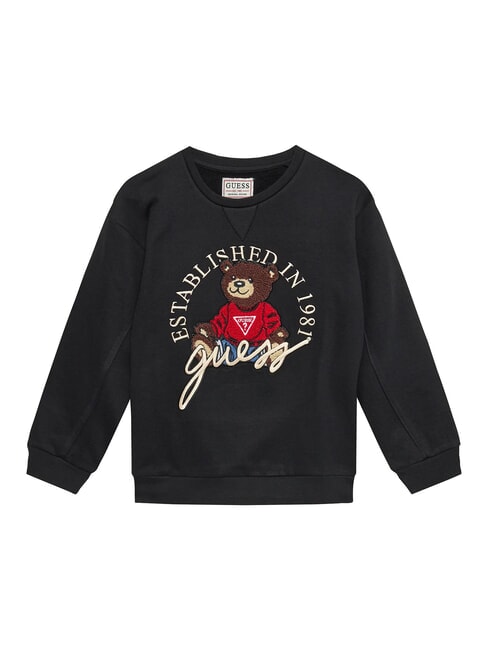 GUESS KIDS Oversized sweatshirt with embroidery jetbla - Baby Sweatshirt