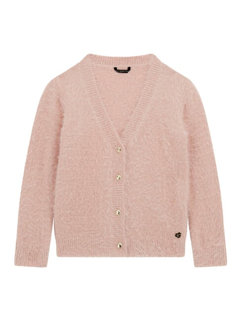 GUESS KIDS Cardigan with buttons pink roses - Child T-shirt