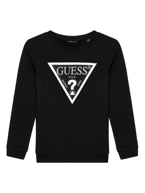GUESS CORE KIDS Sweatshirt with triangle logo print jet black w/ frost g - Baby Sweatshirt
